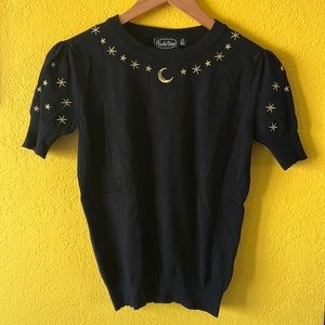 Voodoo Vixen Celeste embroidered sweater